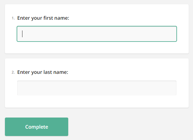 Get Started with SurveyJS - Primitive Survey