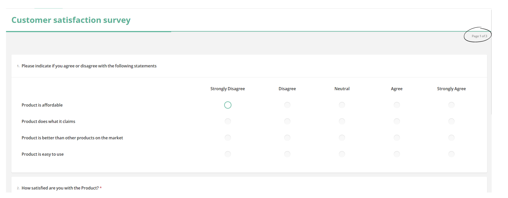 SurveyJS: Progress Bar Navigation