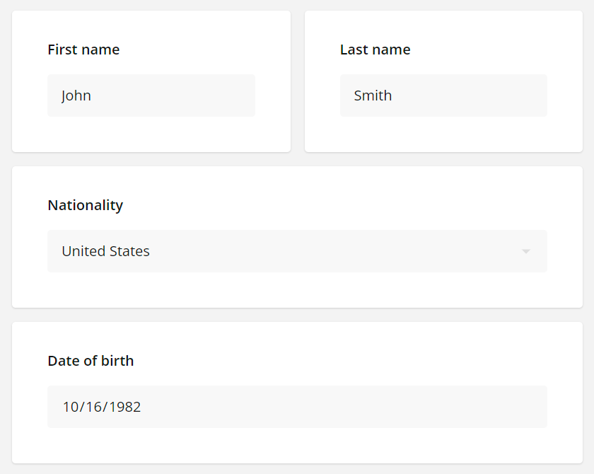 SurveyJS Form Library: New design of read-only mode