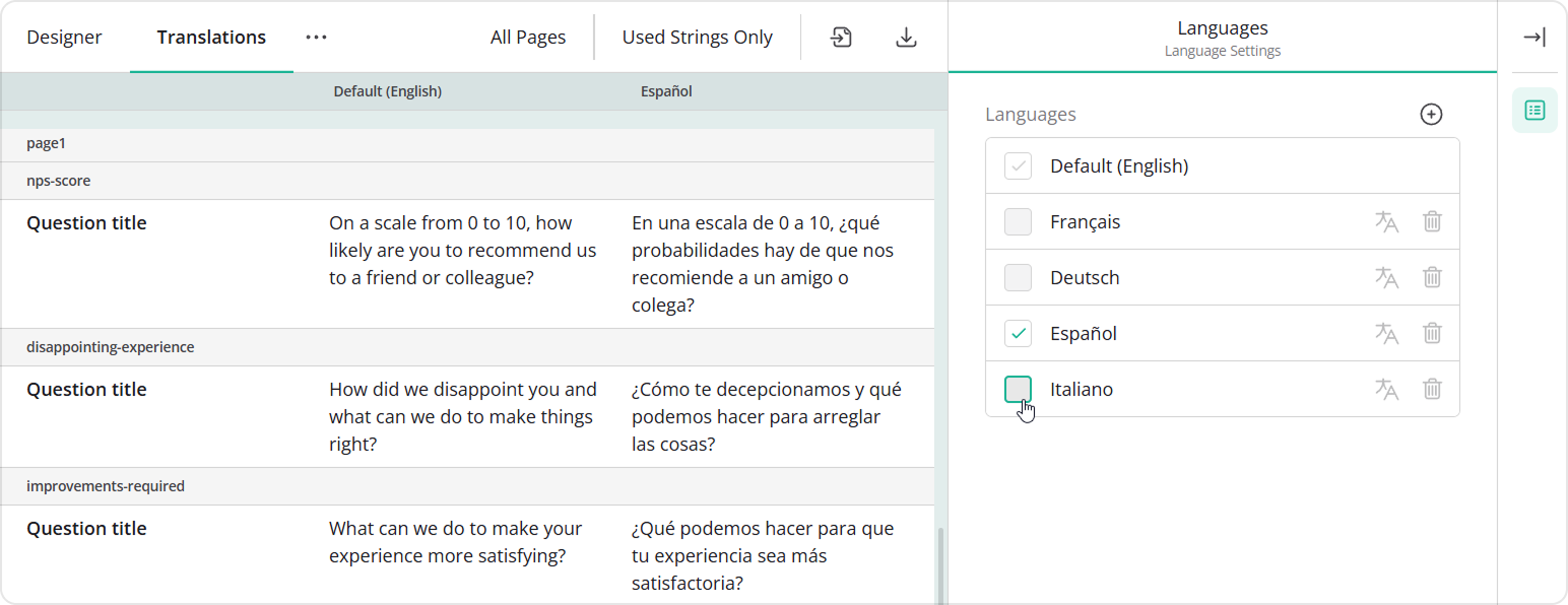 Hiding languages in the grid
